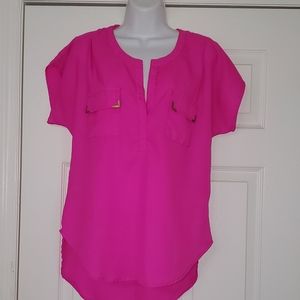 Hot Pink Blouse